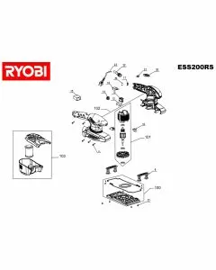 Buy A Ryobi ESS200RS Spare part or Replacement part for Your Sanders and Fix Your Machine Today